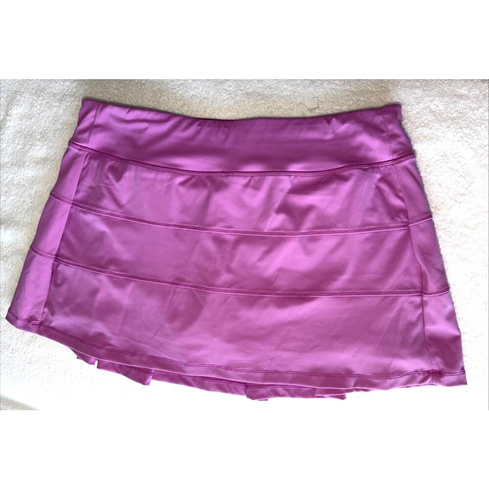 Mecdar Womens Pink Golf Tennis Athleisure Sporty feminine hiking Skort Sz-10